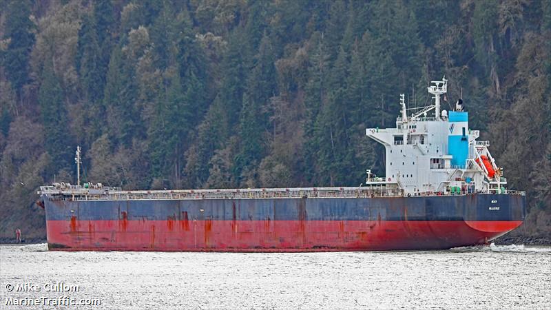 may (Bulk Carrier) - IMO 9391969, MMSI 538008539, Call Sign V7A2485 under the flag of Marshall Islands