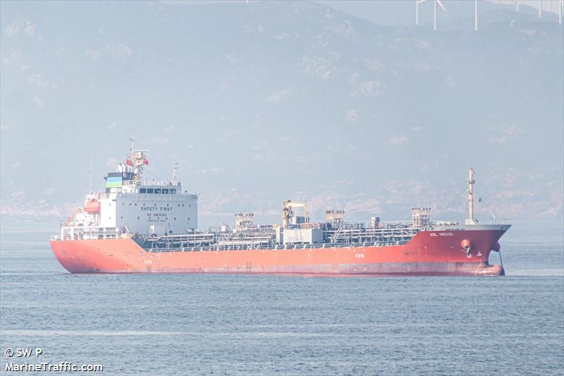 asl orchid (Chemical/Oil Products Tanker) - IMO 9594157, MMSI 563086900, Call Sign 9V6096 under the flag of Singapore