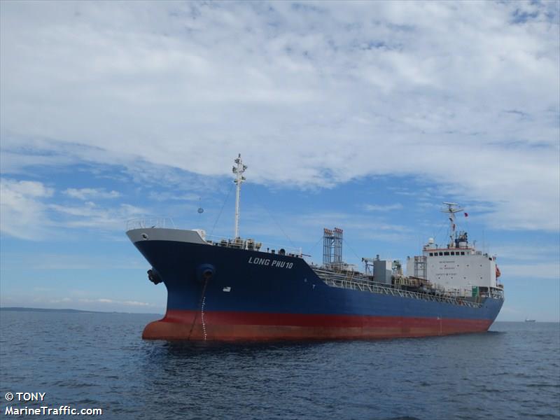 long phu 10 (Chemical/Oil Products Tanker) - IMO 9203394, MMSI 574001900, Call Sign 3WKH9 under the flag of Vietnam