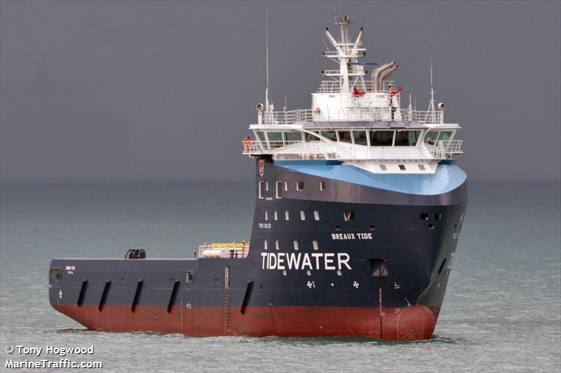 breaux tide (Offshore Tug/Supply Ship) - IMO 9697064, MMSI 577243000, Call Sign YJTT7 under the flag of Vanuatu