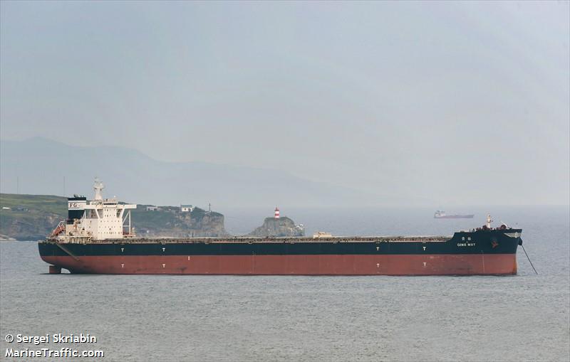 qing may (Bulk Carrier) - IMO 9492220, MMSI 636014633, Call Sign A8VM9 under the flag of Liberia