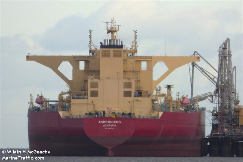 andronikos (Crude Oil Tanker) - IMO 9830812, MMSI 636018813, Call Sign D5RM7 under the flag of Liberia