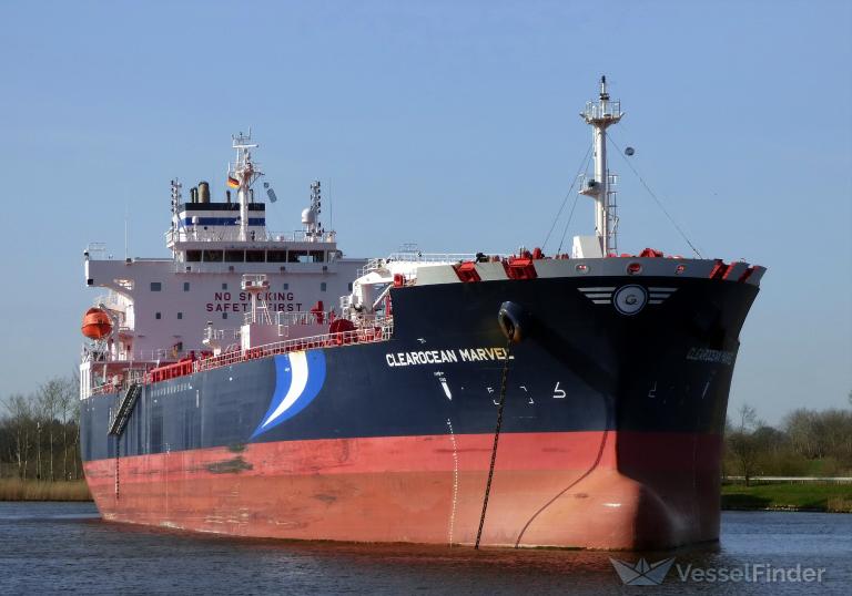 clearocean marvel (Chemical/Oil Products Tanker) - IMO 9849291, MMSI 636018899, Call Sign D5RX7 under the flag of Liberia