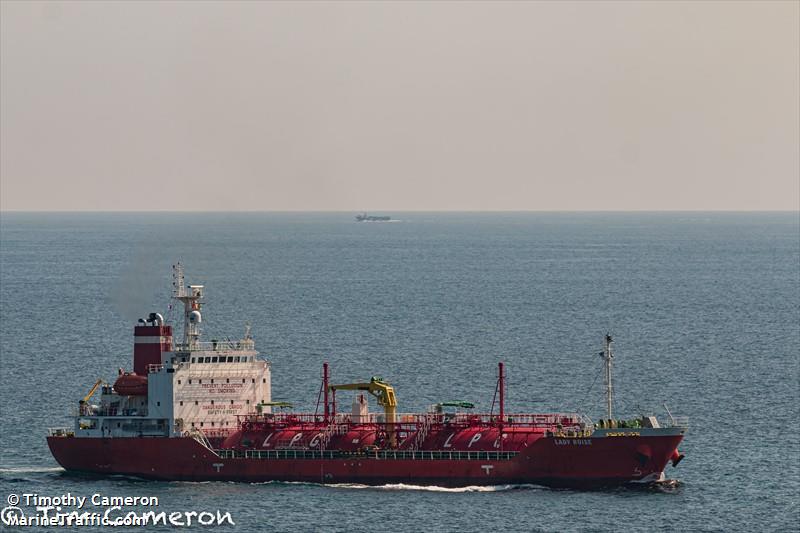 lady roise (LPG Tanker) - IMO 9615353, MMSI 636019160, Call Sign D5TF6 under the flag of Liberia