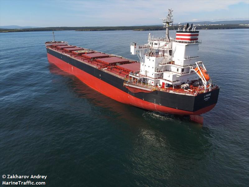 j mare (Bulk Carrier) - IMO 9802231, MMSI 636019952, Call Sign D5WY4 under the flag of Liberia
