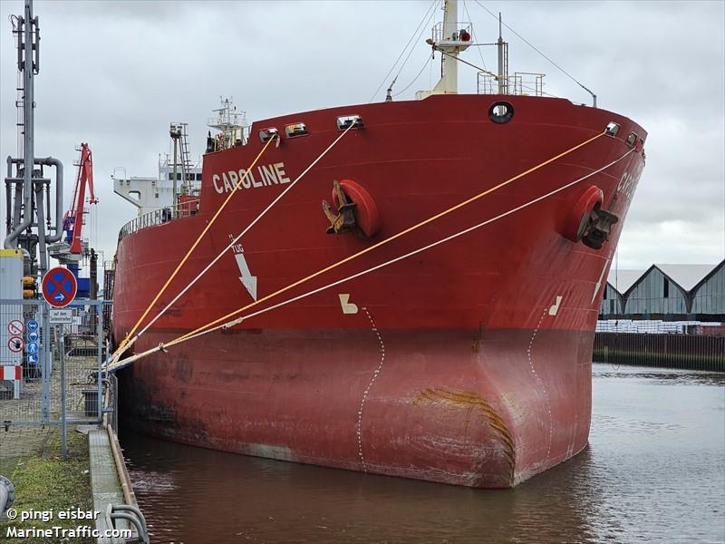 caroline (Chemical/Oil Products Tanker) - IMO 9262091, MMSI 636020186, Call Sign D5YB9 under the flag of Liberia