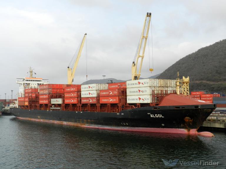 algol (Container Ship) - IMO 9339612, MMSI 636092683, Call Sign D5KM3 under the flag of Liberia