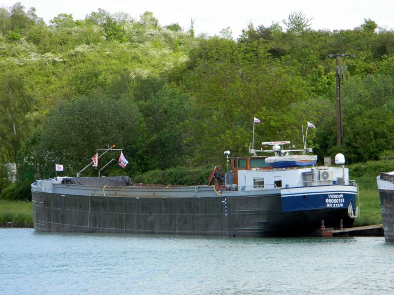 verdun (Cargo ship) - IMO , MMSI 205310290 under the flag of Belgium