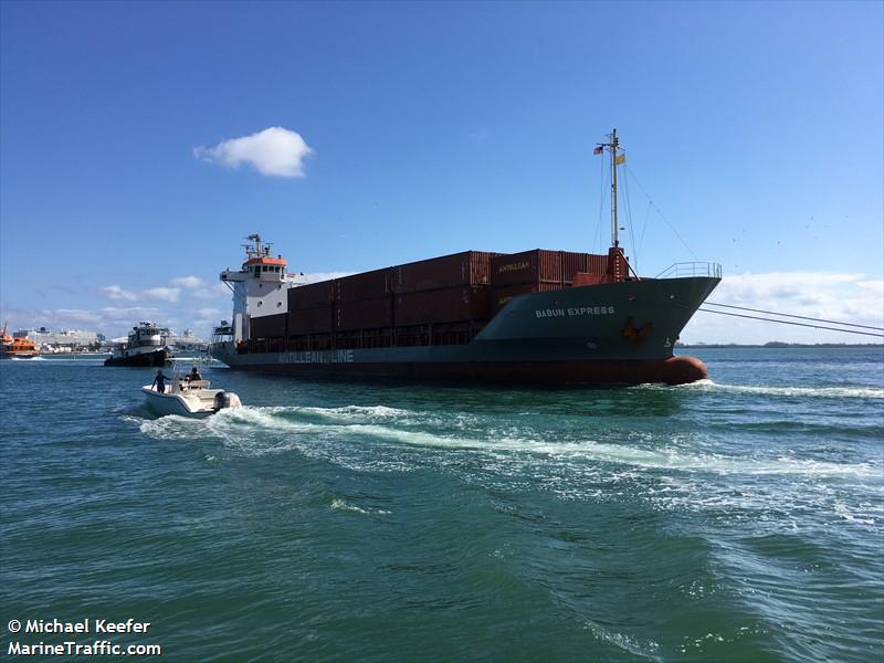 babun express (General Cargo Ship) - IMO 9142667, MMSI 214182626, Call Sign ERZZ under the flag of Moldova