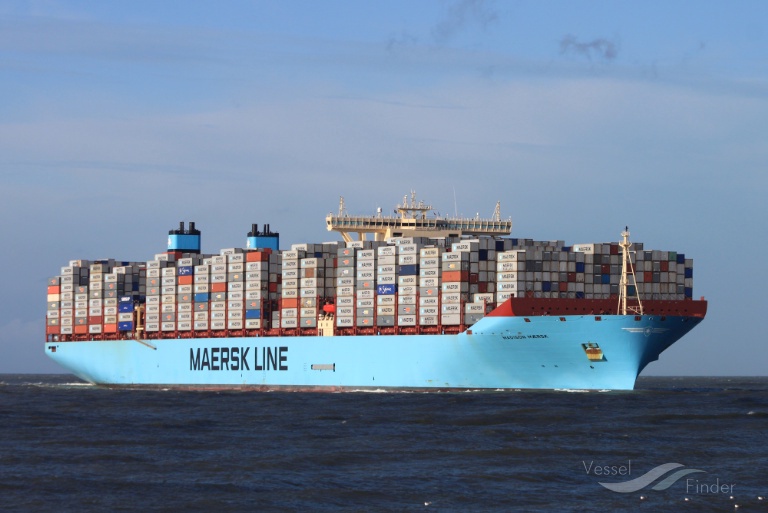 madison maersk (Container Ship) - IMO 9619945, MMSI 219018864, Call Sign OWJG2 under the flag of Denmark