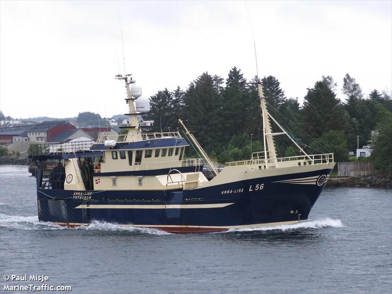 l56 anna lise (Fishing vessel) - IMO , MMSI 219597000, Call Sign OZOI under the flag of Denmark