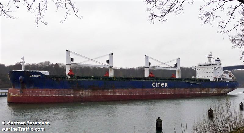 samsun (Bulk Carrier) - IMO 9657777, MMSI 229220000, Call Sign 9HA3158 under the flag of Malta