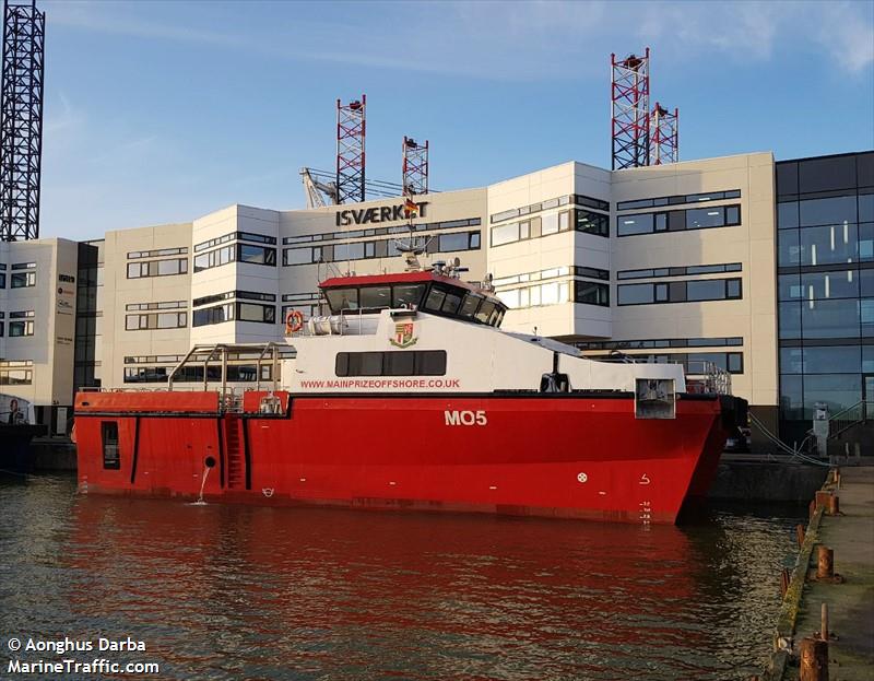 mo5 (Offshore Tug/Supply Ship) - IMO 9865415, MMSI 232020872, Call Sign MEVK4 under the flag of United Kingdom (UK)