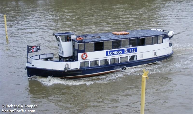 london belle (Passenger ship) - IMO , MMSI 235058488, Call Sign MFCF9 under the flag of United Kingdom (UK)