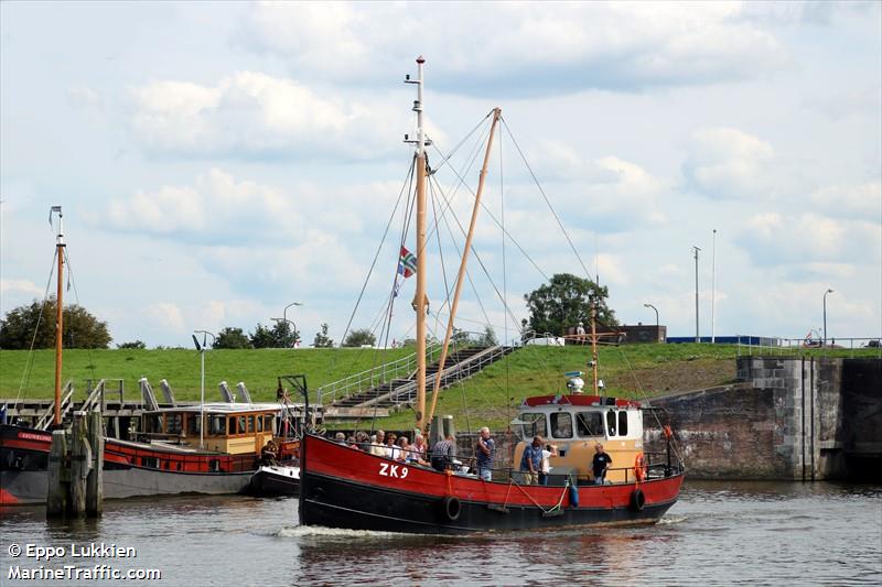 zk9 antonia (Fishing vessel) - IMO , MMSI 244830939, Call Sign PA6790 under the flag of Netherlands