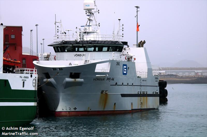 vordur (Fishing Vessel) - IMO 9844710, MMSI 251785000, Call Sign TFID under the flag of Iceland