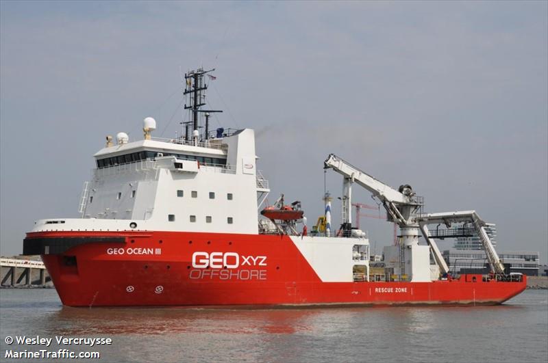geo ocean iii (Offshore Support Vessel) - IMO 9285586, MMSI 253596000, Call Sign LXGP under the flag of Luxembourg