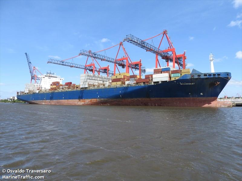 buxcoast (Container Ship) - IMO 9221827, MMSI 255805677, Call Sign CQEB under the flag of Madeira