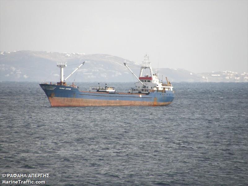 yilmaz kaptan (General Cargo Ship) - IMO 8132598, MMSI 271002143, Call Sign TCAU2 under the flag of Turkey