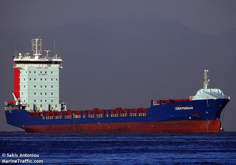 lider perihan (Container Ship) - IMO 9499539, MMSI 271047914, Call Sign TCA6012 under the flag of Turkey