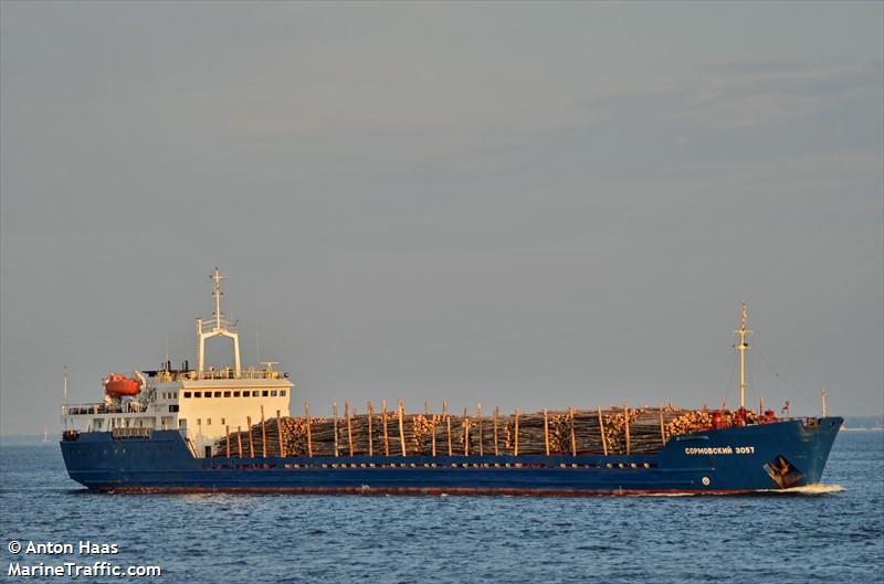 sormovskiy-3057 (General Cargo Ship) - IMO 8419635, MMSI 273325400, Call Sign UCVL under the flag of Russia