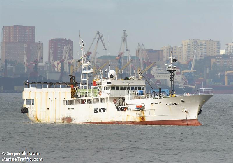 shans 105 (Fishing Vessel) - IMO 8936346, MMSI 273383770, Call Sign UBHP6 under the flag of Russia