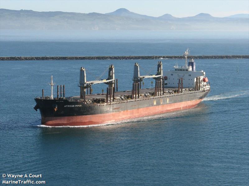 african piper (Bulk Carrier) - IMO 9692777, MMSI 311000316, Call Sign C6BO2 under the flag of Bahamas