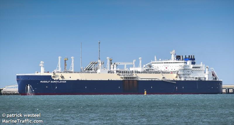 rudolf samoylovich (LNG Tanker) - IMO 9750713, MMSI 311000627, Call Sign C6DB3 under the flag of Bahamas