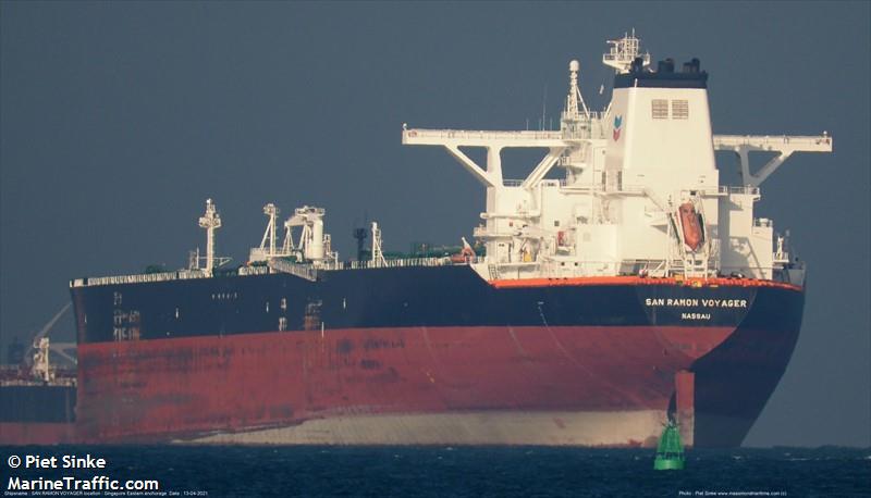 san ramon voyager (Crude Oil Tanker) - IMO 9834430, MMSI 311000745, Call Sign C6DP8 under the flag of Bahamas