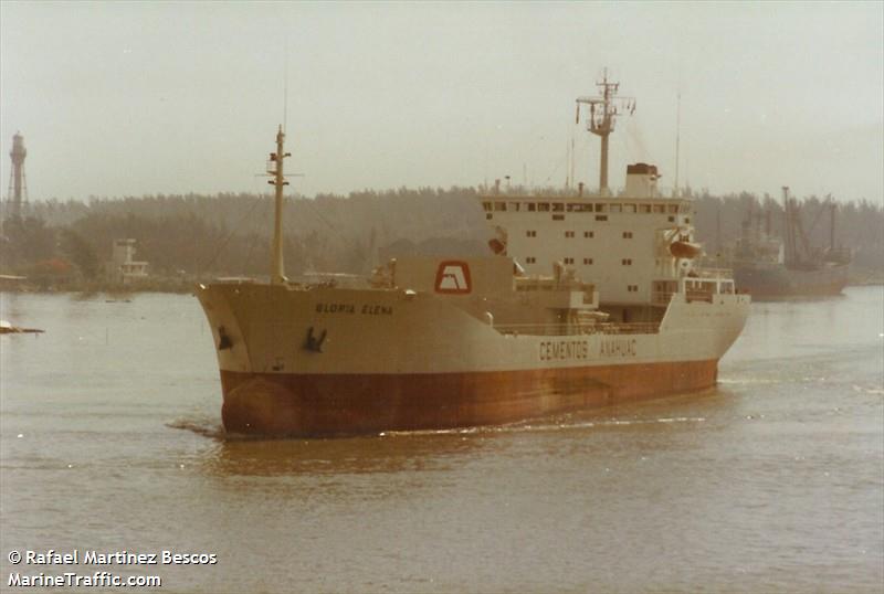 gloria elena (Cement Carrier) - IMO 8012566, MMSI 345010028, Call Sign XCBJ9 under the flag of Mexico