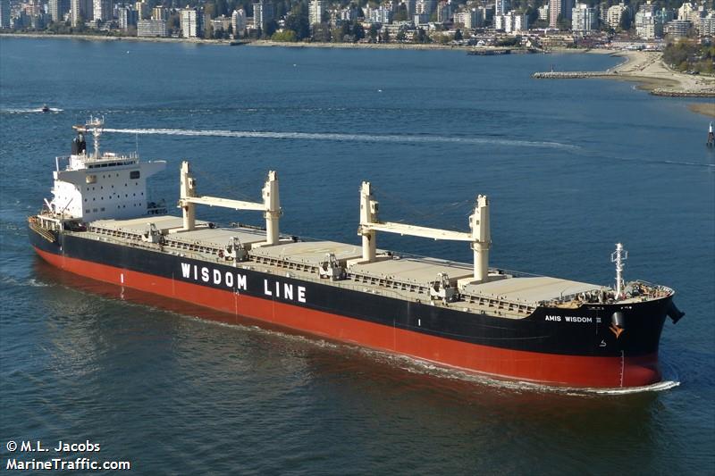 amis wisdom iii (Bulk Carrier) - IMO 9573866, MMSI 351638000, Call Sign 3FPE4 under the flag of Panama