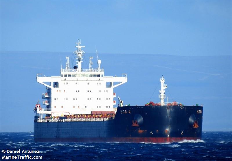 bora (Bulk Carrier) - IMO 9607112, MMSI 354418000, Call Sign 3FAM4 under the flag of Panama