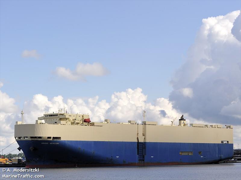 grand mercury (Vehicles Carrier) - IMO 9247584, MMSI 355649000, Call Sign HOOC under the flag of Panama