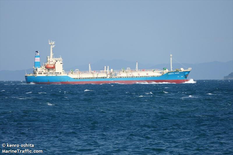 oriental marine (LPG Tanker) - IMO 9136486, MMSI 356111000, Call Sign 3FZE5 under the flag of Panama