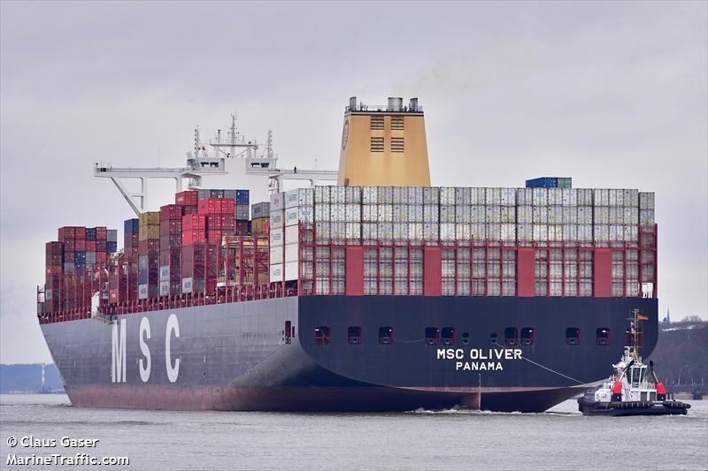 msc oliver (Container Ship) - IMO 9703306, MMSI 356289000, Call Sign H8RY under the flag of Panama