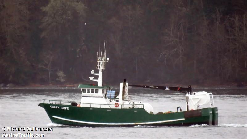 green hope (Fishing vessel) - IMO , MMSI 367184150, Call Sign WDD7271 under the flag of United States (USA)