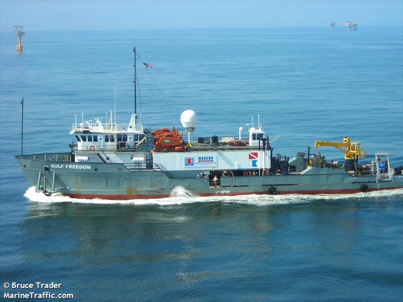 gulf freedom (Offshore Tug/Supply Ship) - IMO 8109802, MMSI 367308510, Call Sign WDD9217 under the flag of United States (USA)