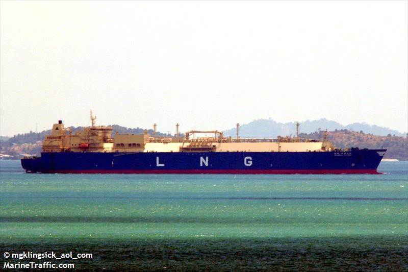 hyundai ecopia (LNG Tanker) - IMO 9372999, MMSI 370983000, Call Sign 3FYK under the flag of Panama