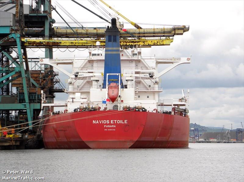 navios etoile (Bulk Carrier) - IMO 9481312, MMSI 372160000, Call Sign 3FKN3 under the flag of Panama