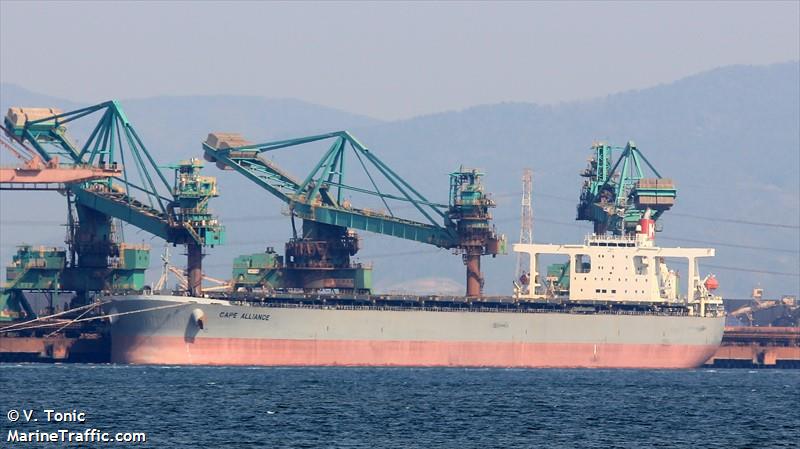 cape alliance (Bulk Carrier) - IMO 9374038, MMSI 372526000, Call Sign 3EJI2 under the flag of Panama