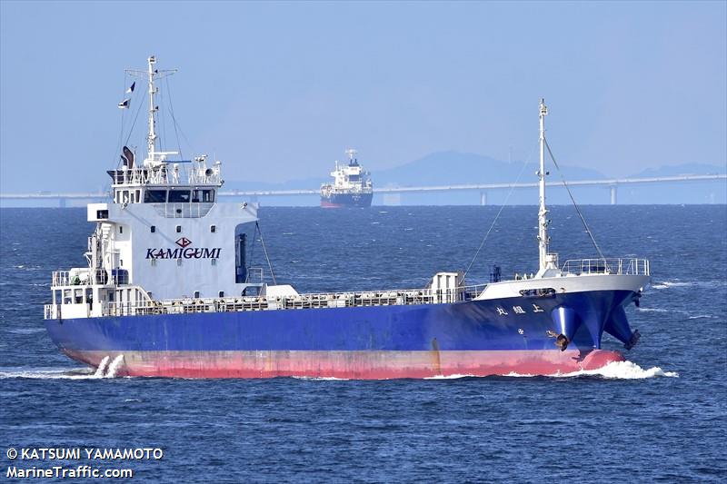 kamigumimaru (Cargo ship) - IMO , MMSI 431000895, Call Sign JD2890 under the flag of Japan