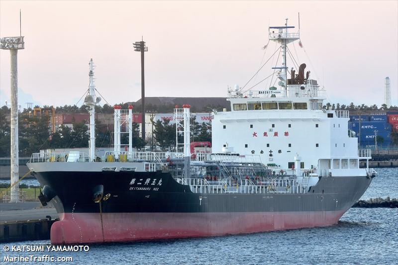 tsurutama maru no.2 (Oil Products Tanker) - IMO 9690341, MMSI 431004883, Call Sign JD3586 under the flag of Japan