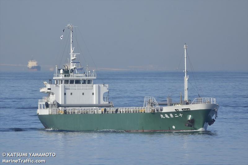 12 yuukimaru (Cargo ship) - IMO , MMSI 431501827, Call Sign JD2141 under the flag of Japan