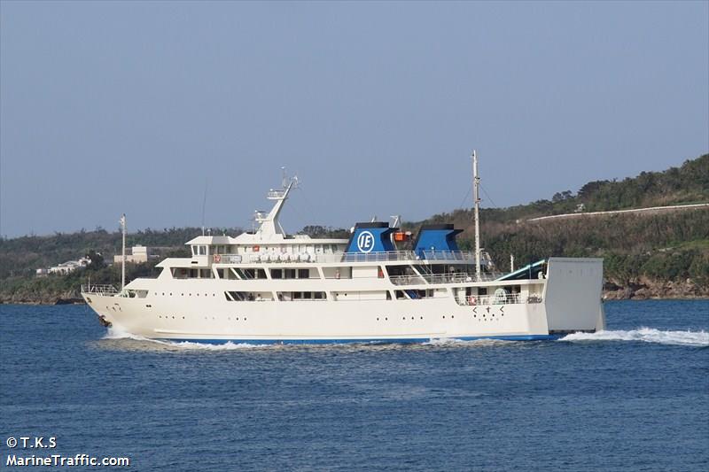 ferry mikasa (Passenger ship) - IMO , MMSI 431680138, Call Sign JM4143 under the flag of Japan