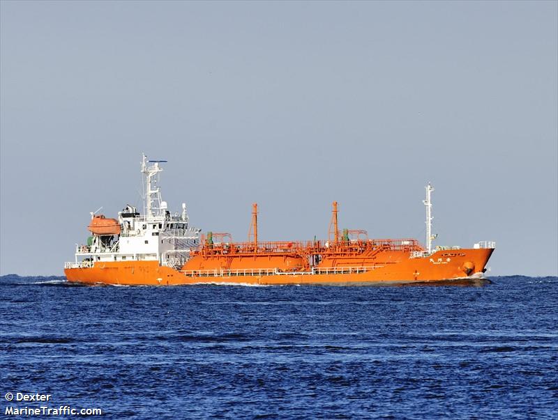 shuho maru (LPG Tanker) - IMO 9392200, MMSI 432584000, Call Sign 7JBX under the flag of Japan