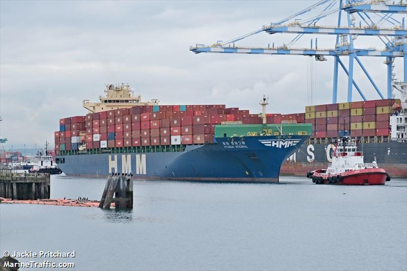 hyundai integral (Container Ship) - IMO 9347592, MMSI 441736000, Call Sign D7HI under the flag of Korea