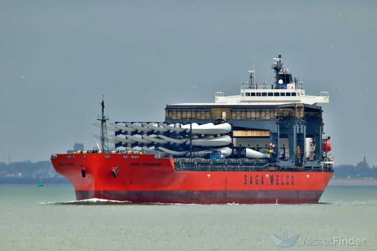 saga pioneer (General Cargo Ship) - IMO 9380764, MMSI 477102200, Call Sign VRED4 under the flag of Hong Kong