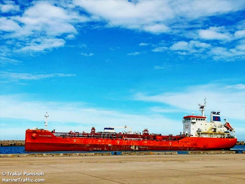dh concord (Chemical/Oil Products Tanker) - IMO 9813058, MMSI 477231800, Call Sign VRSC7 under the flag of Hong Kong