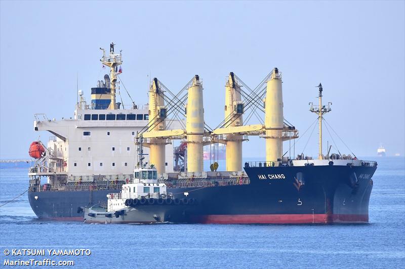 hai chang (Bulk Carrier) - IMO 9687198, MMSI 477694900, Call Sign VRNL4 under the flag of Hong Kong