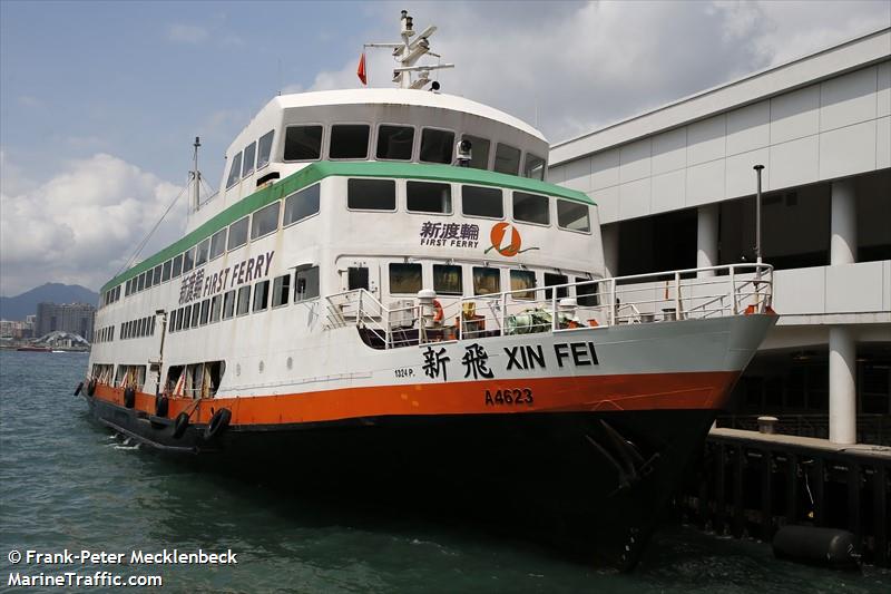 xin fei (Passenger ship) - IMO , MMSI 477995507, Call Sign VRS4424 under the flag of Hong Kong